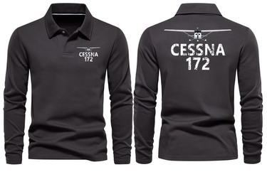 CESSNA 172 LONG SLEEVE POLO